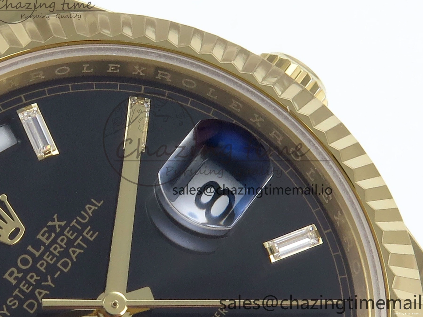 Good Copy Rolex Watches Weight) 1:1 Crystal Resilient Date Bracelet President Best Black Day 228238 Dial (Gain 40 Edition YG on 799 A2836 Noob 0116